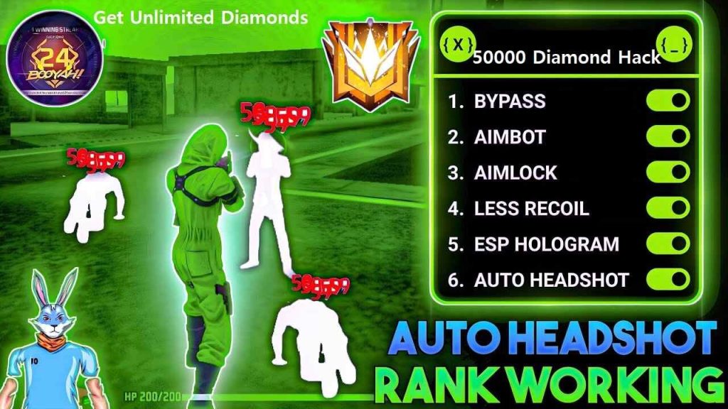 50000 Diamonds Hack FF